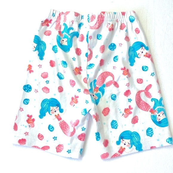 Gymboree Toddler Girl Mermaid Short Pajama Set, Size 4 - Picture 7 of 7